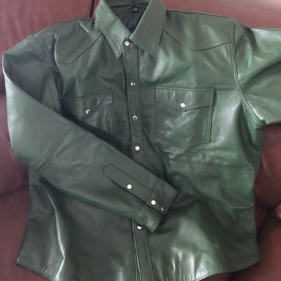 Other - Leather shirt Jacket